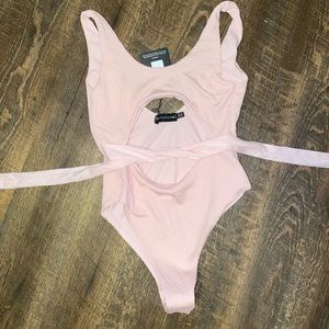 Pink swim suit
